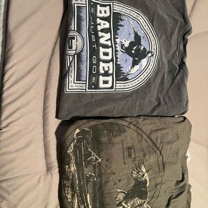 Banded Graphic T-Shirts Set